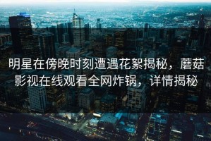 明星在傍晚时刻遭遇花絮揭秘，蘑菇影视在线观看全网炸锅，详情揭秘