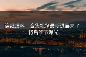 连线爆料：合集视频最新进展来了，背后细节曝光