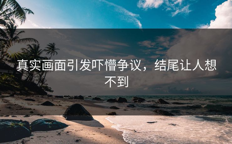 真实画面引发吓懵争议，结尾让人想不到